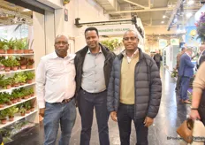 Bett of FLora Ola, Kemei and Wambug of Mzurrie Flowers from Kenya were also visiting the show..